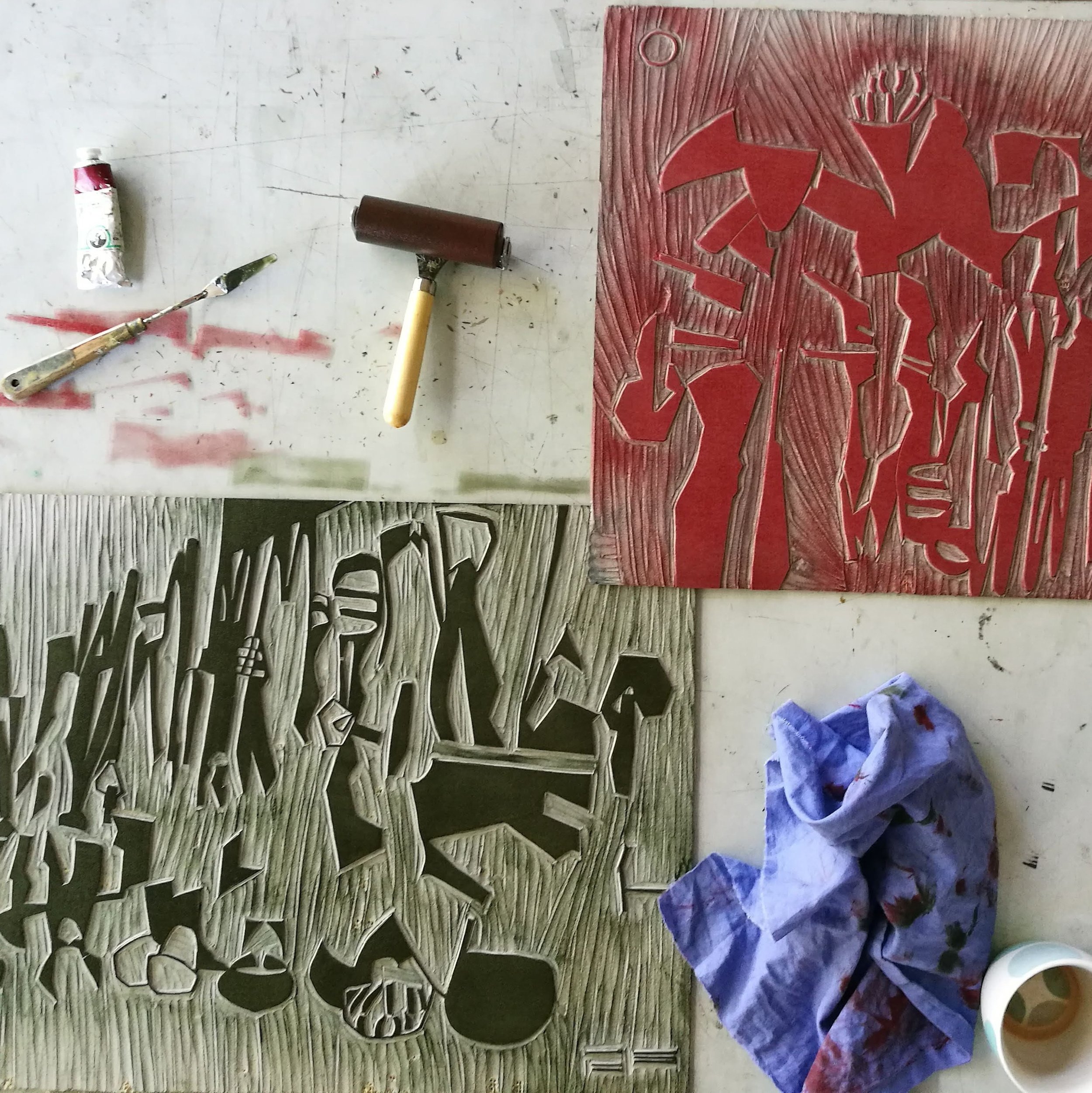 Storytelling in Linocut: Inspired by Jonny Hannah