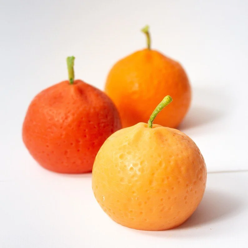 Orange Candle by Bombi