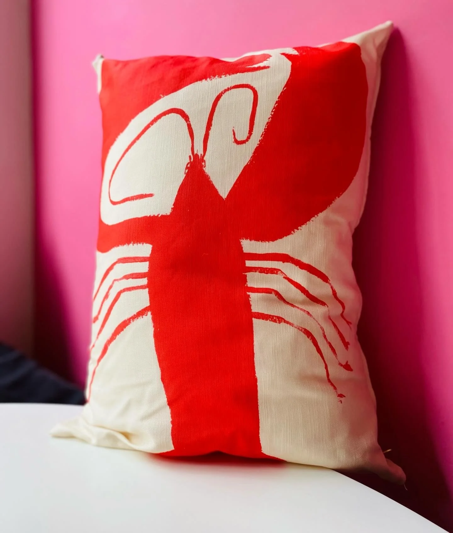 Lobster Cushion / Tabby Booth