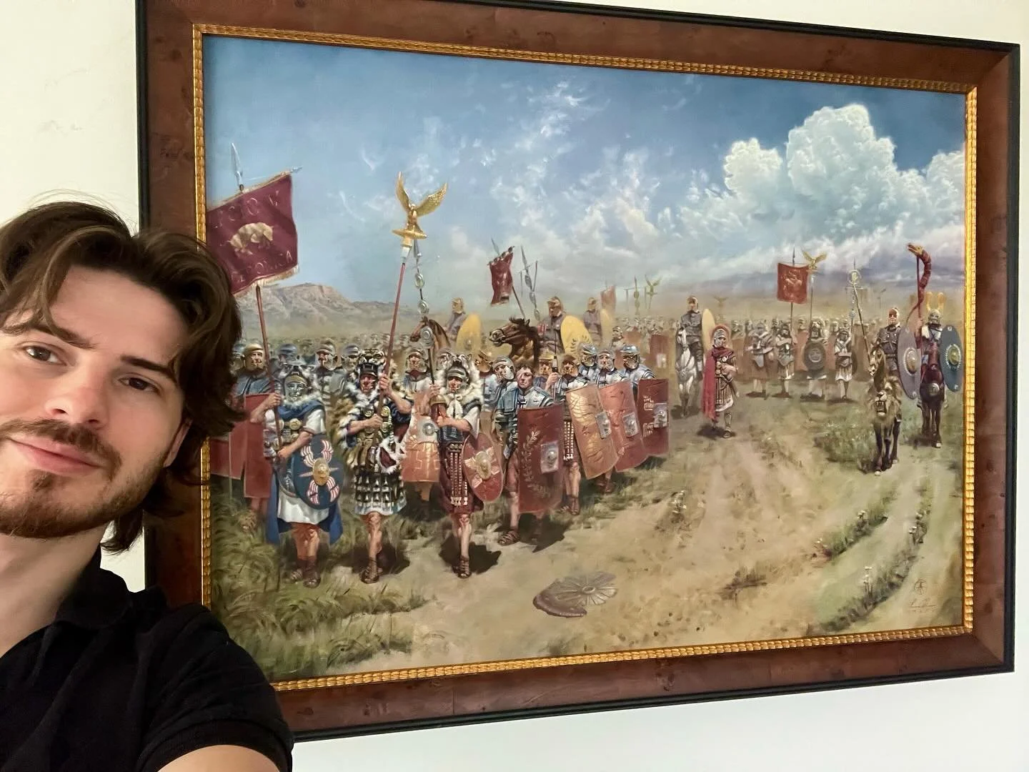 All big ideas start with a basic one. Glad I got this one out of my system!
.
#sketch #oilpainting #thelegions #rome