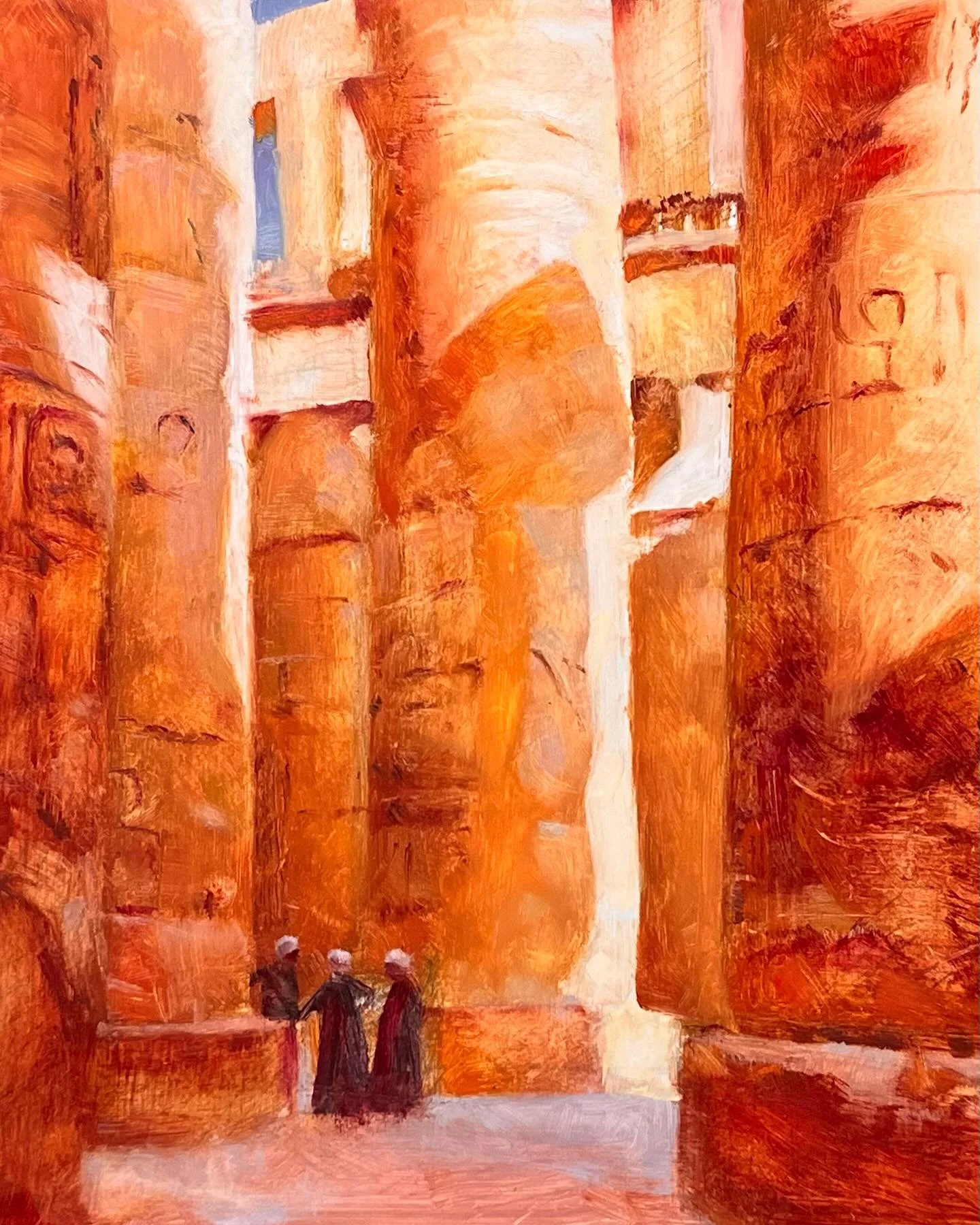 A quick colour study using an image I found on Google images as inspiration. Really trying to bring out the brushwork and textures in this piece. 
.
Oil on panel
.
#oilpainting #sketch #allaprima #coloursketch