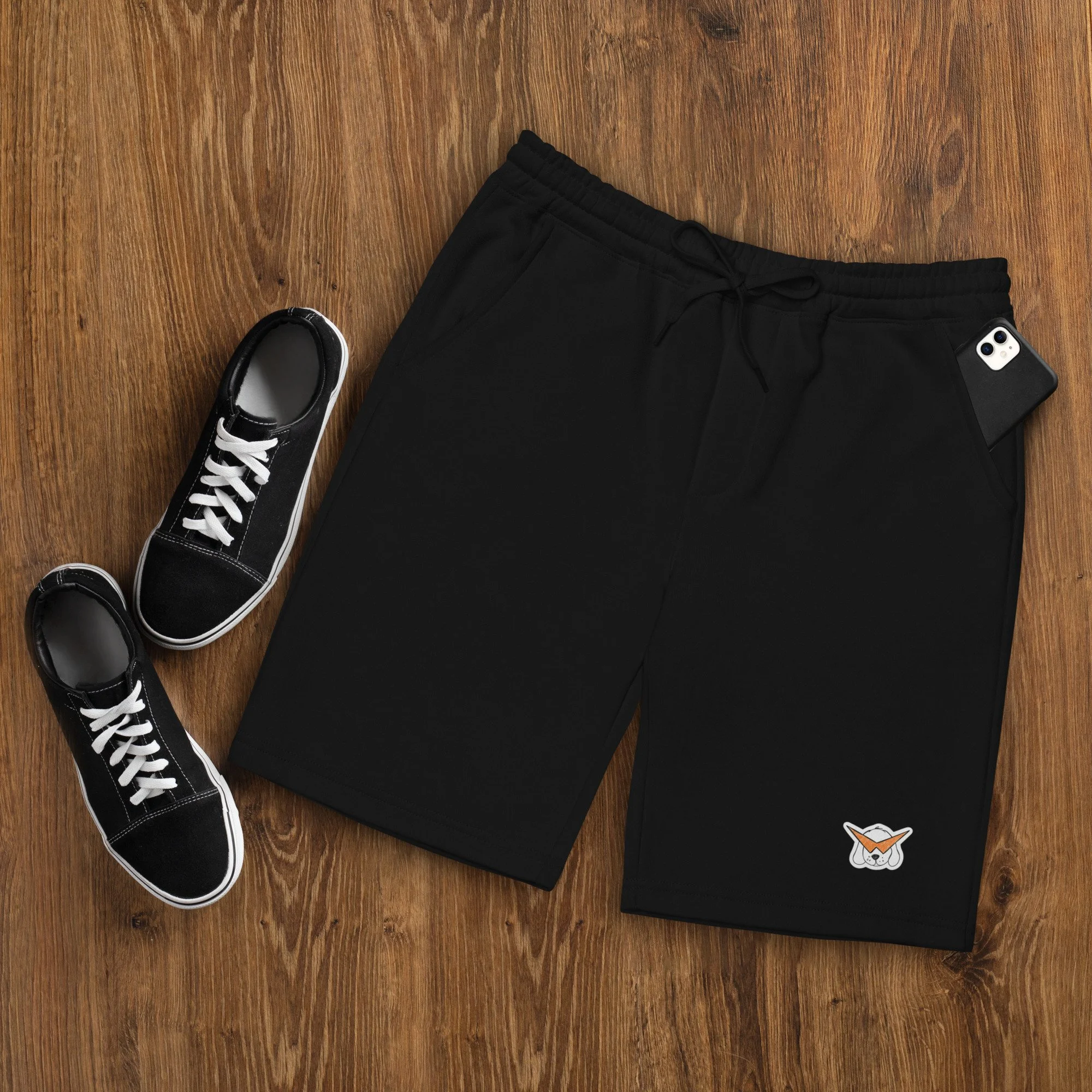 mens-fleece-shorts-black-front-6a283c4b88971.jpg