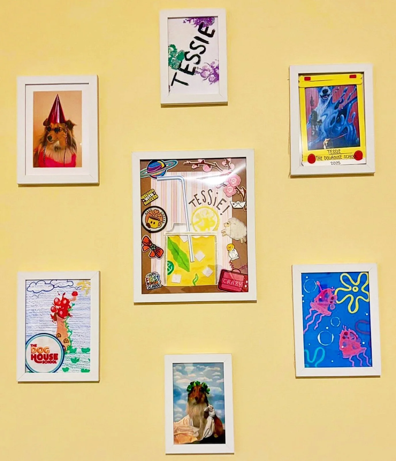We were so sad when Tessie moved away last year, but after checking in with her mommy, we&rsquo;re happy to report she&rsquo;s still a loud and proud Doghouse School pup! 🐾❤️🫡

Tessie still has her very own memory wall filled with photos, artwork, 