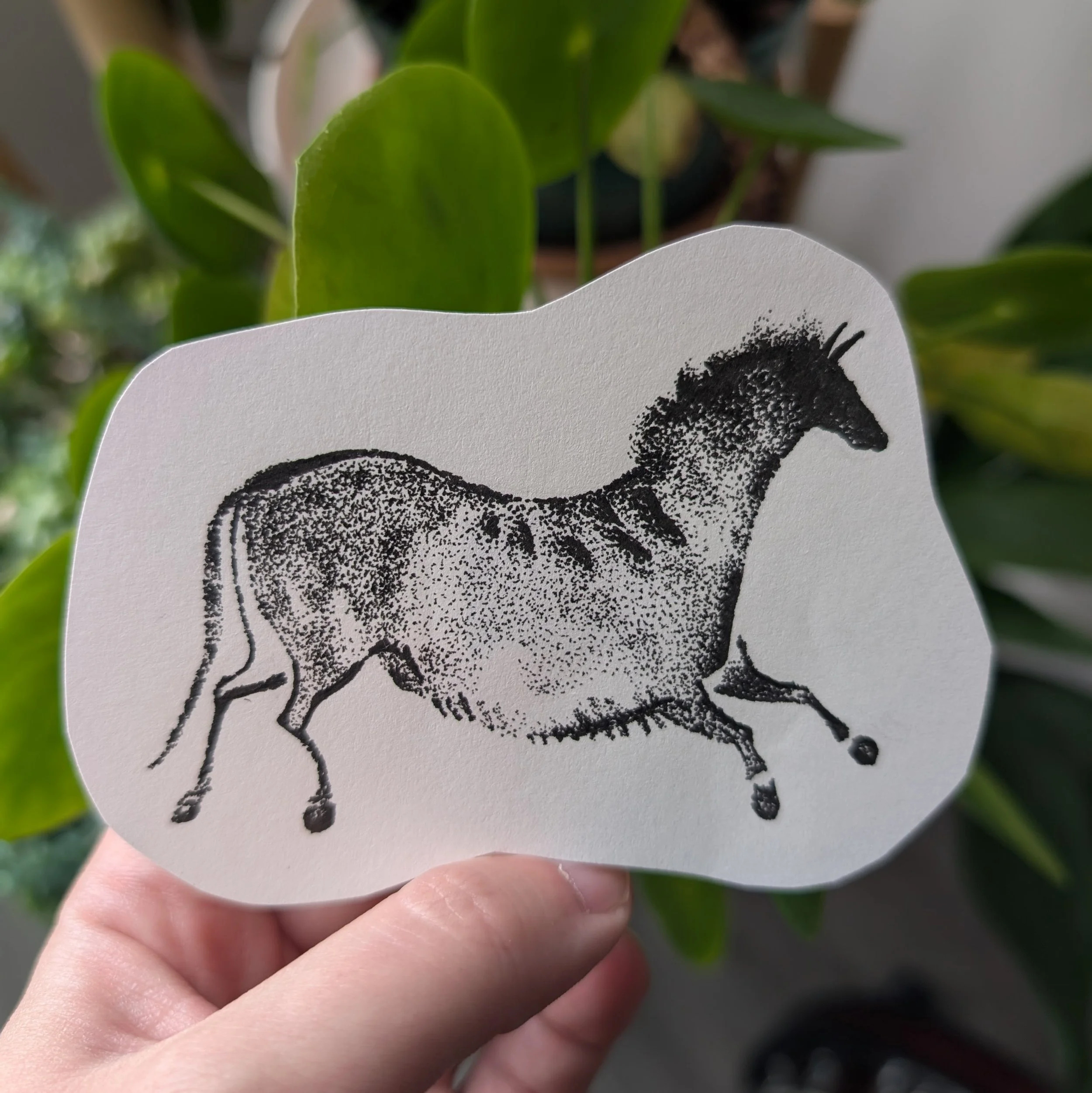 Lascaux - Striped Horse - 3.5 inches - $300