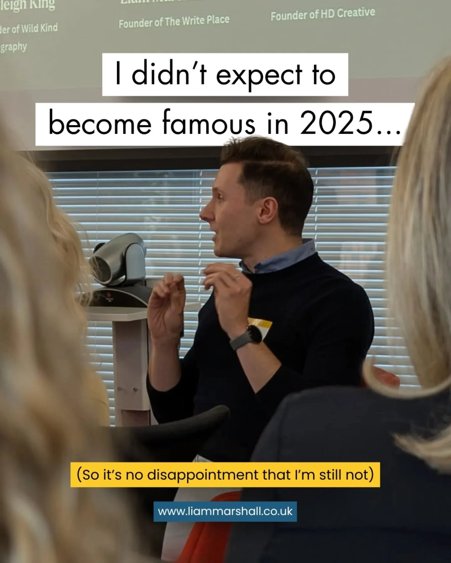 Not famous. Still creative. 
I'm putting it out to the universe - I'm looking to connect with people who want to bring a creative perspective into their events, panels, or workshops.
If that sounds like you or someone you know, slide into the DMs a