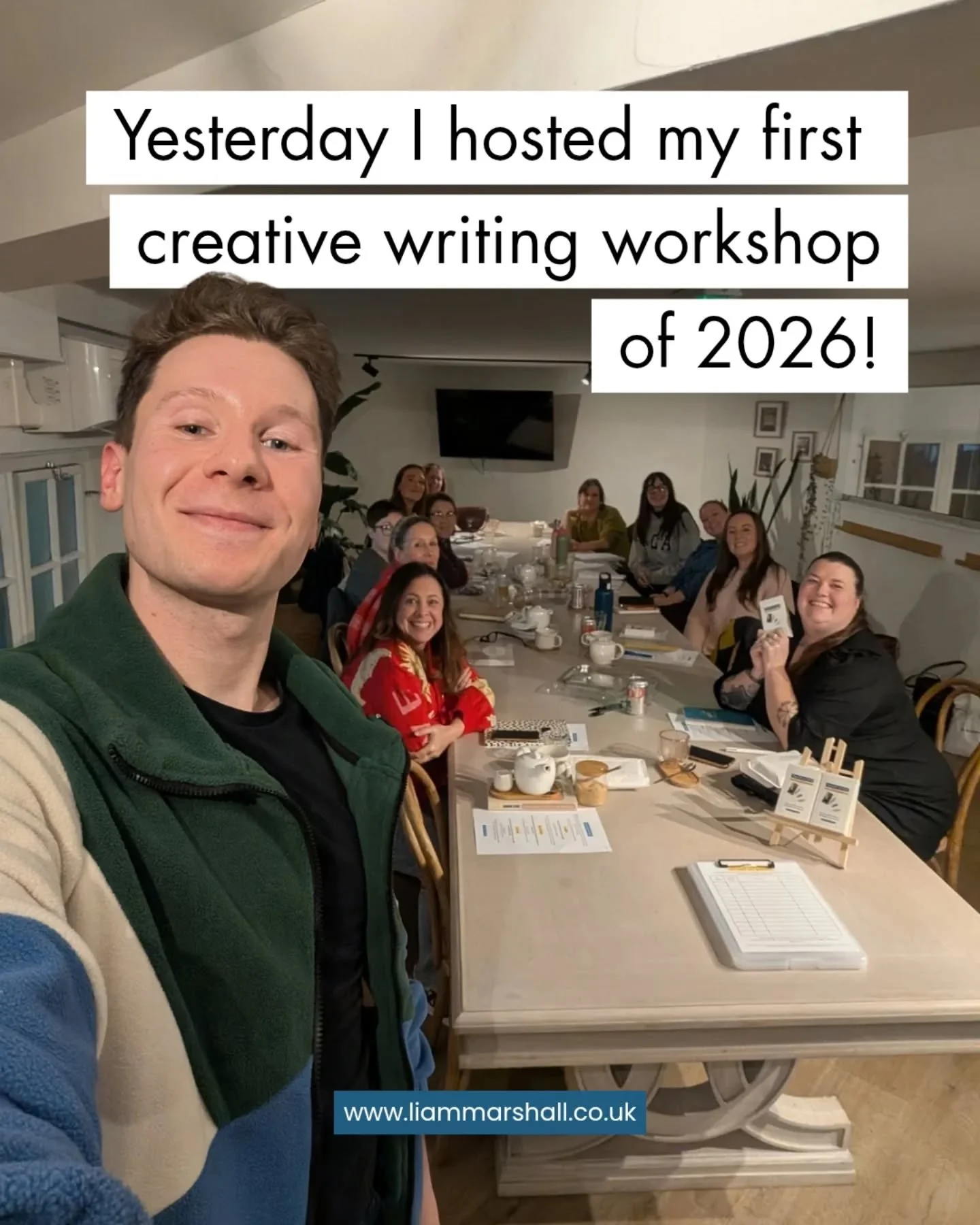 One down, many more to come! 

I'm leaping into 2026 with my creative foot forward. If you'd like to come for the ride, here's how you can join me:

✍️ Creative writing events - Check the link I'm my bio for upcoming dates and location

📒 Creative w