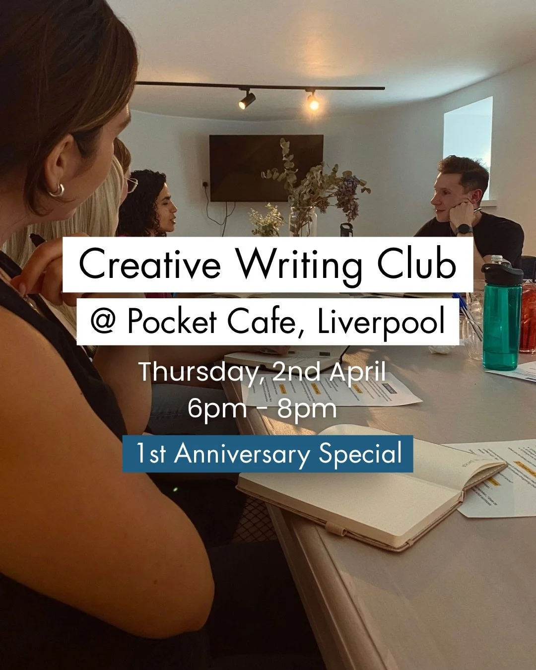 Our little Creative Writing Club will be turning 1 next month! 😱

I can&rsquo;t quite believe it&rsquo;s been a whole year since I started hosting these creative writing workshops at @pocketcafebar. But you know what they say, time flies when you&rs