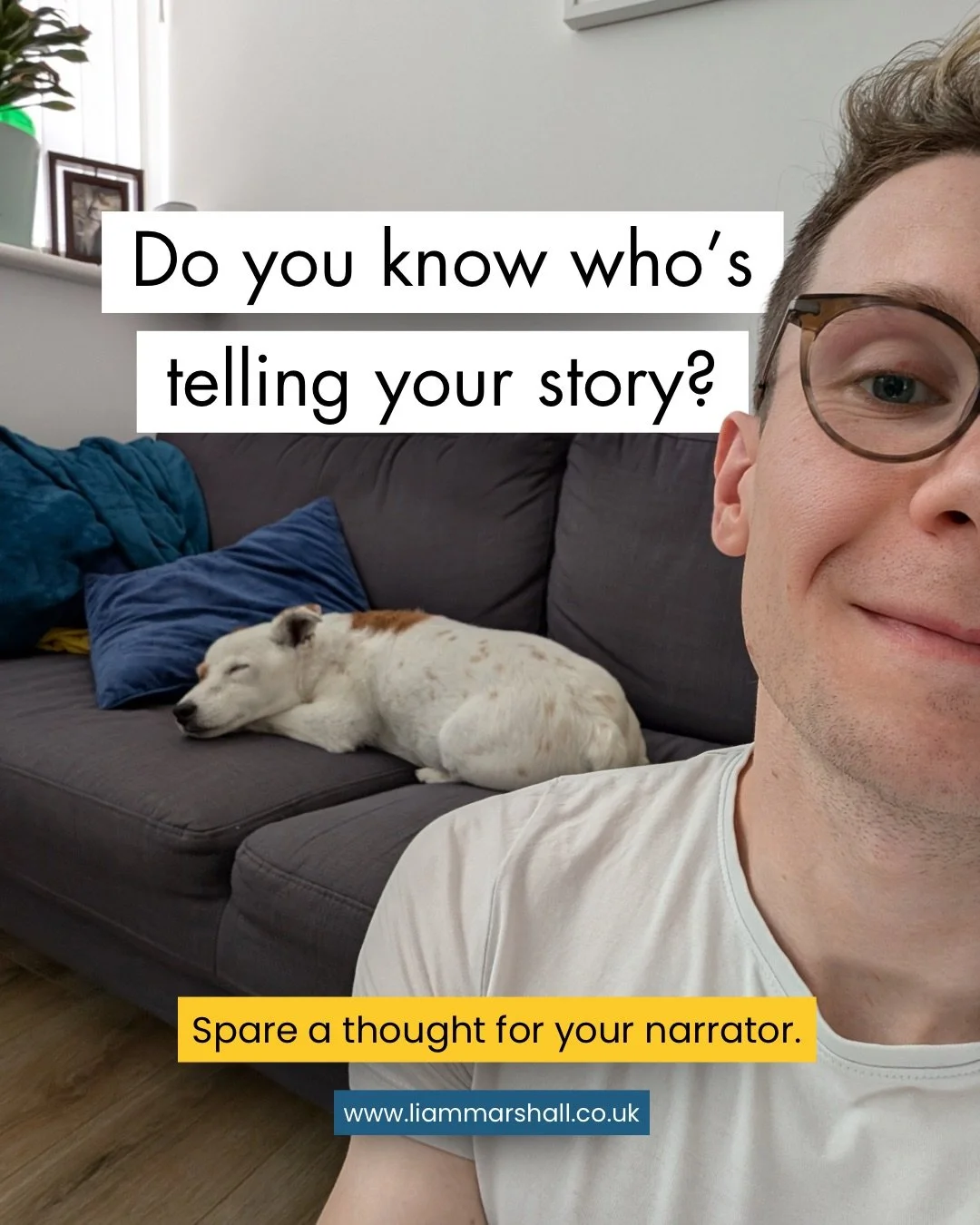 Do you know who&rsquo;s telling your story? 📖

Whether you&rsquo;re writing a novel or writing for a brand, this question matters more than most writers realise.

Earlier this year I took part in @scholarandstorystudio&rsquo;s 30-day author challeng