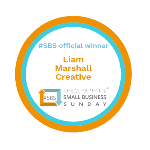 Liam Marshall Creative, official winner of Theo Paphitis' Small Business Sunday #SBS award.