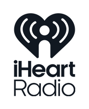 iHeartRadio logo with a stylized black heart and the text 'iHeart Radio' underneath.