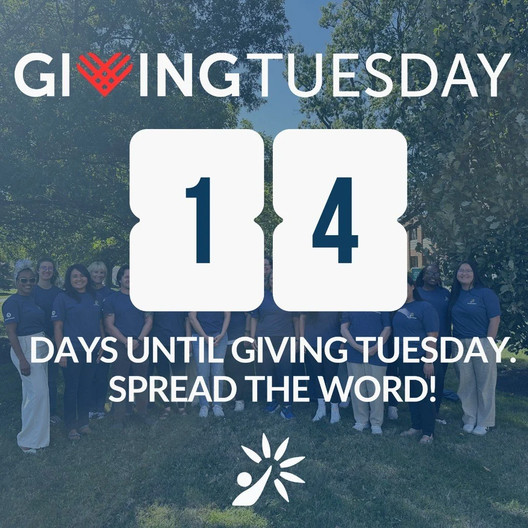 🌟 14 DAYS UNTIL GIVING TUESDAY! 🌟 

As we count down to this special day of giving, we want to remind you of the incredible impact your donations can bring to our community. 💙 Every contribution, no matter the size, helps us continue our mission o