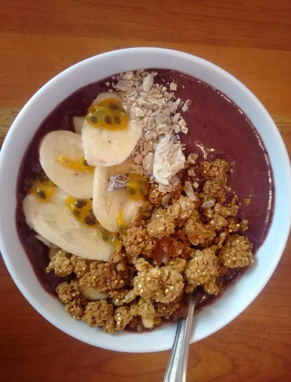 A plate of food at Healing Center Usurpaki DAS, Iquitos, Peru