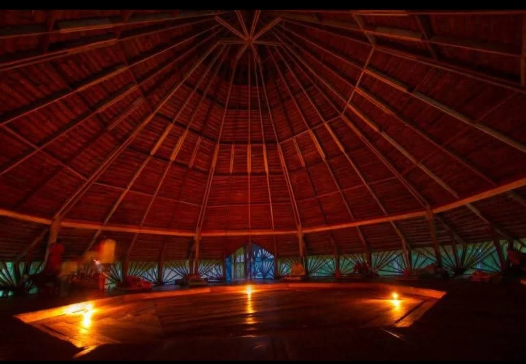 Interior of Ceremony Hall Healing Center Usurpaki DAS