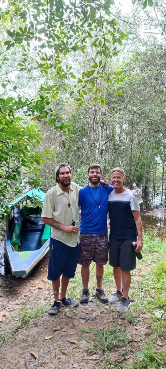 Guests at Usurpaki DAS Healing Center