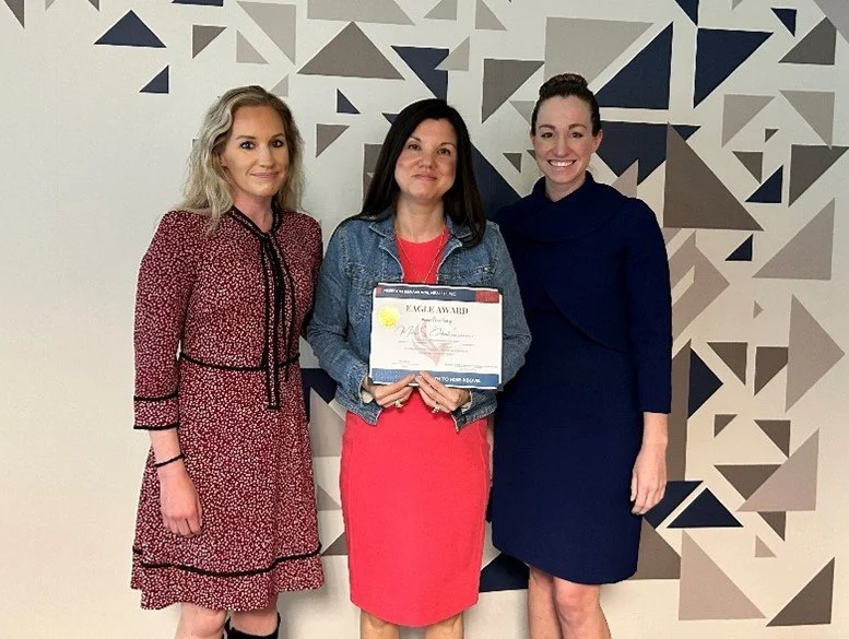 Eagle Award Presented to Dr. Melissa Caldwell for Commendable Action ...