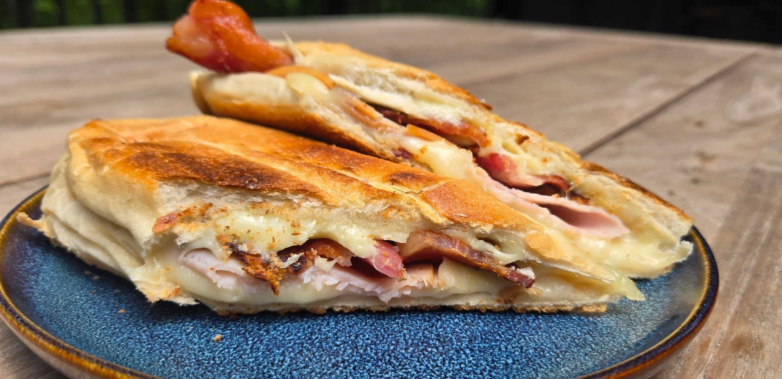 Grilled Smoked Turkey Club
