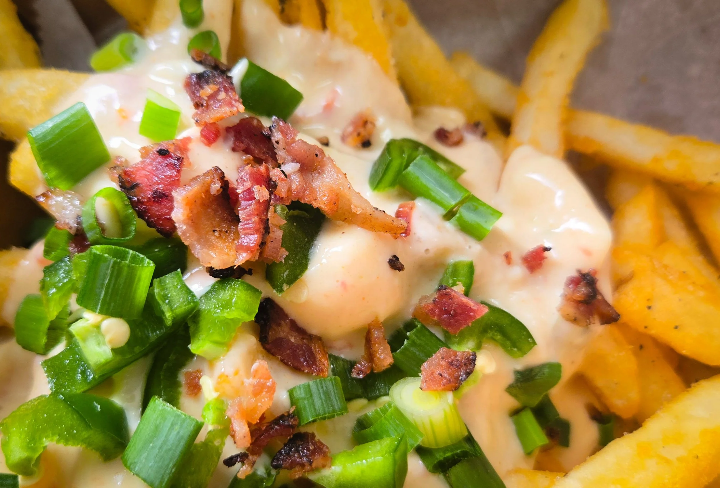 Loaded Fries: Smoked Queso