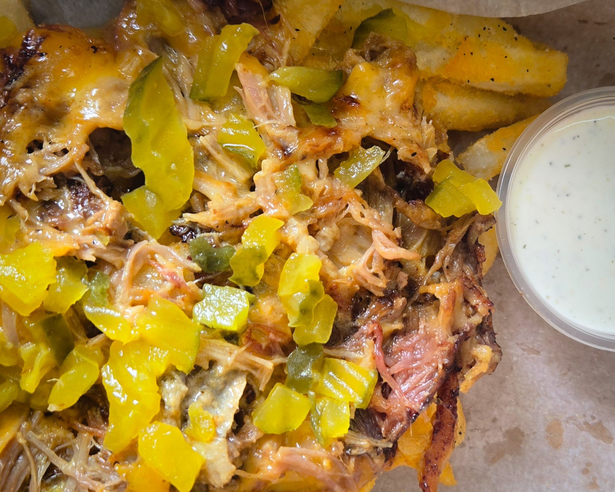 Loaded Fries: Pulled Pork