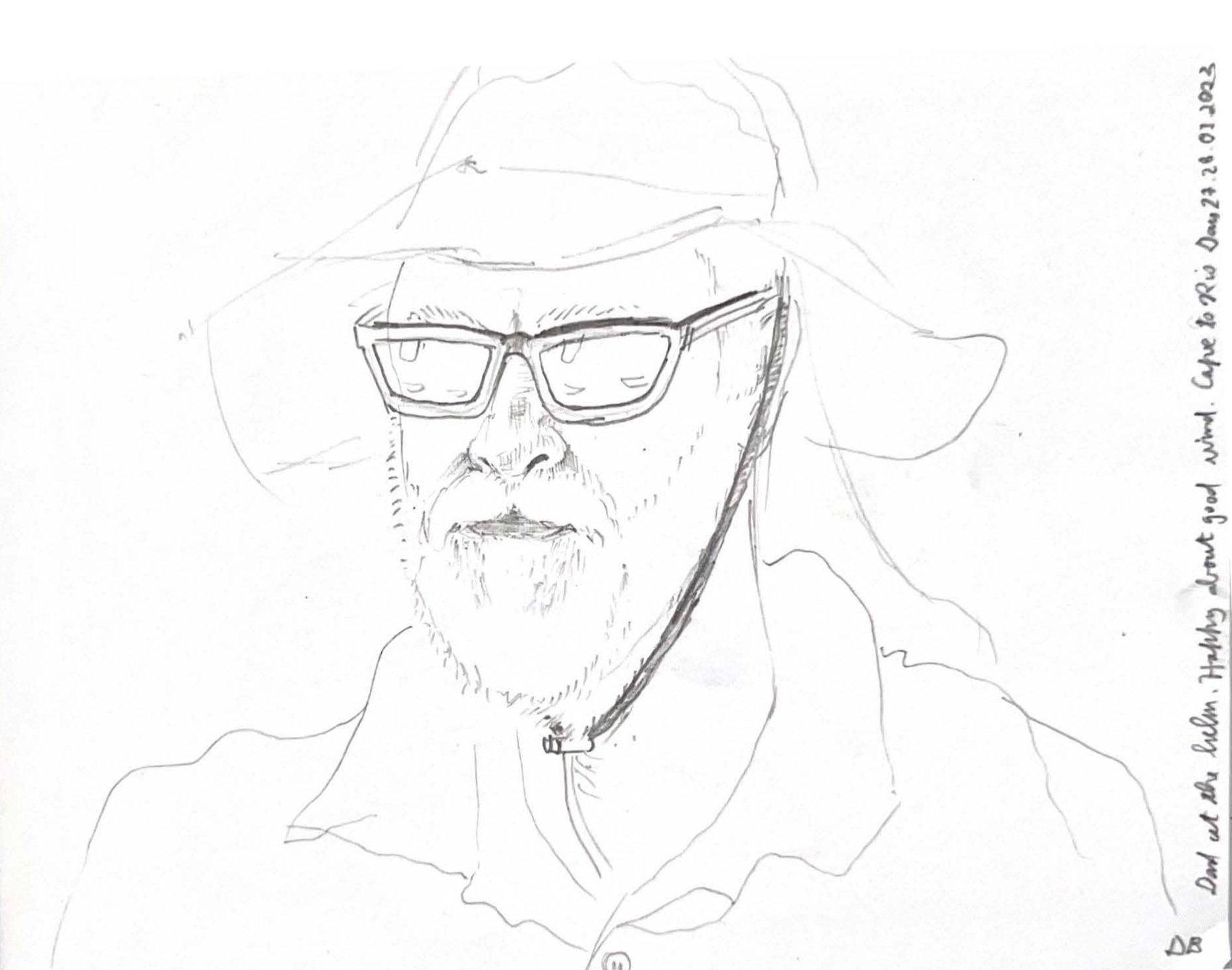Drawing by David Brits: award-winning South African visual artist and sculptor. Sketch, Drawing, Drawing Book, Sculpture, Ouroboros, Public Sculpture, Carbon Fibre Sculpture. Cape Town, South Africa.