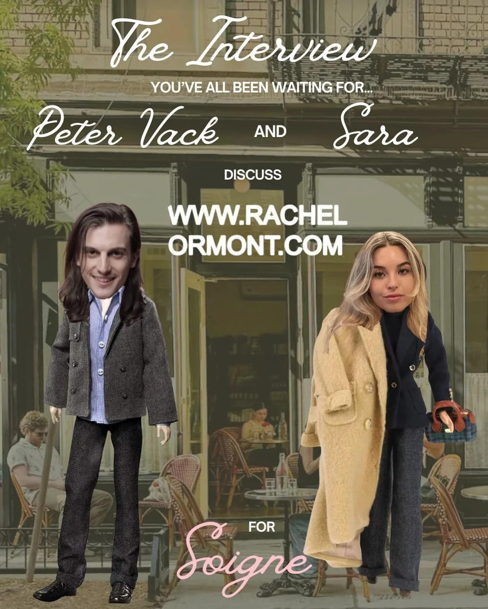 The wait is over. Click the link in bio to read a Soign&eacute; exclusive interview with @petervackofficial and @saranwrappy ,where we discuss being an edgelord IRL, seeking attention, supernatural loneliness, and rituals. Subscribers, check your inb