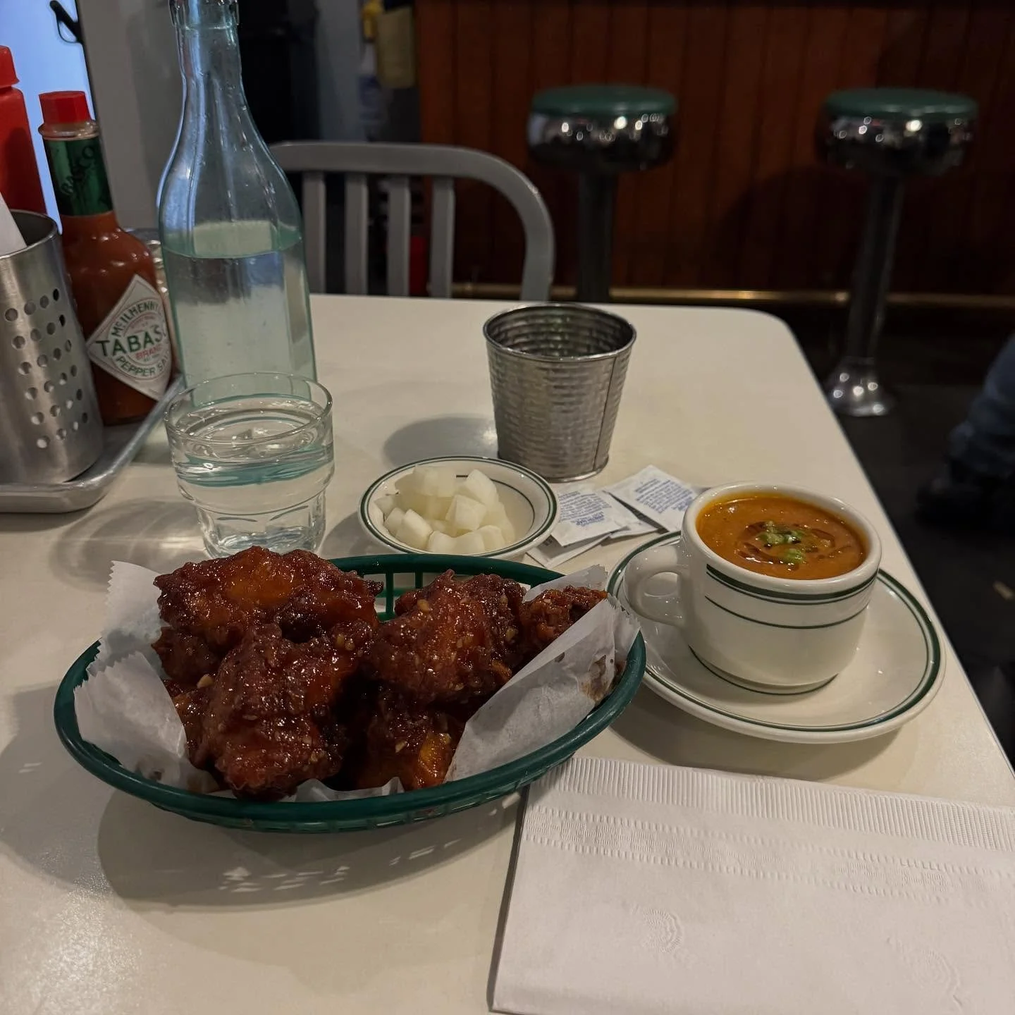 A review of my favorite diner is now up! Read if you dare. Short story fiction now on Soign&eacute;. Link in bio💀