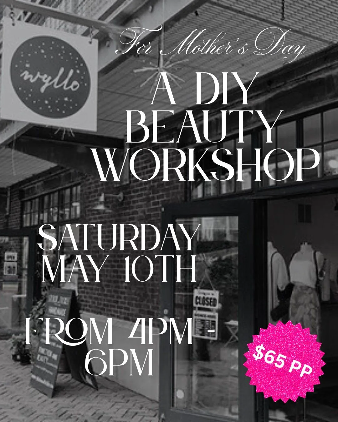 ✨BOSTON BEAUTIES✨
Looking for the ultimate Mother&rsquo;s Day night out? 💐🛁
Grab your mom, daughter, or bestie and join us for Glamour Nite at Wyllo&mdash;a beauty-meets-creativity experience where YOU make your own skincare.

🗓️ May 10th | 4&ndas