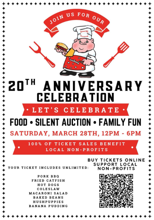 20th Anniversary Celebration of Currituck BBQ Fundraiser