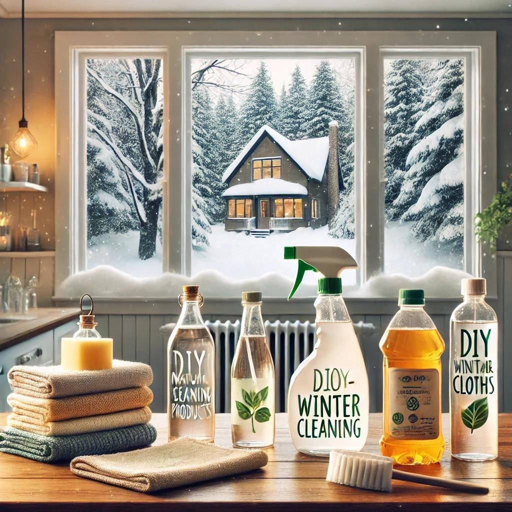 Clean home in Burlington, Ontario with eco friendly products during the winter