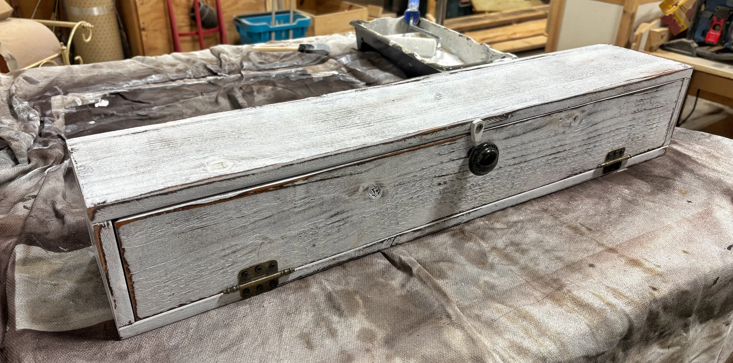 Floating Shelf W/Storage