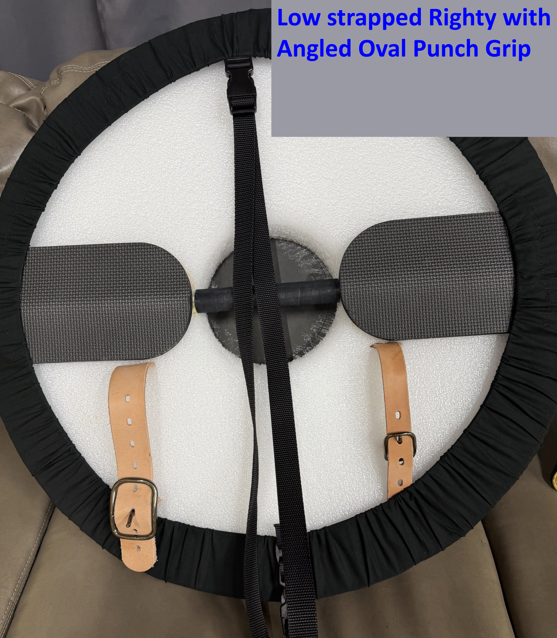 Max Small Triple Threat Shield - 23"  (Strapped, Punch & Crossbody Strap)