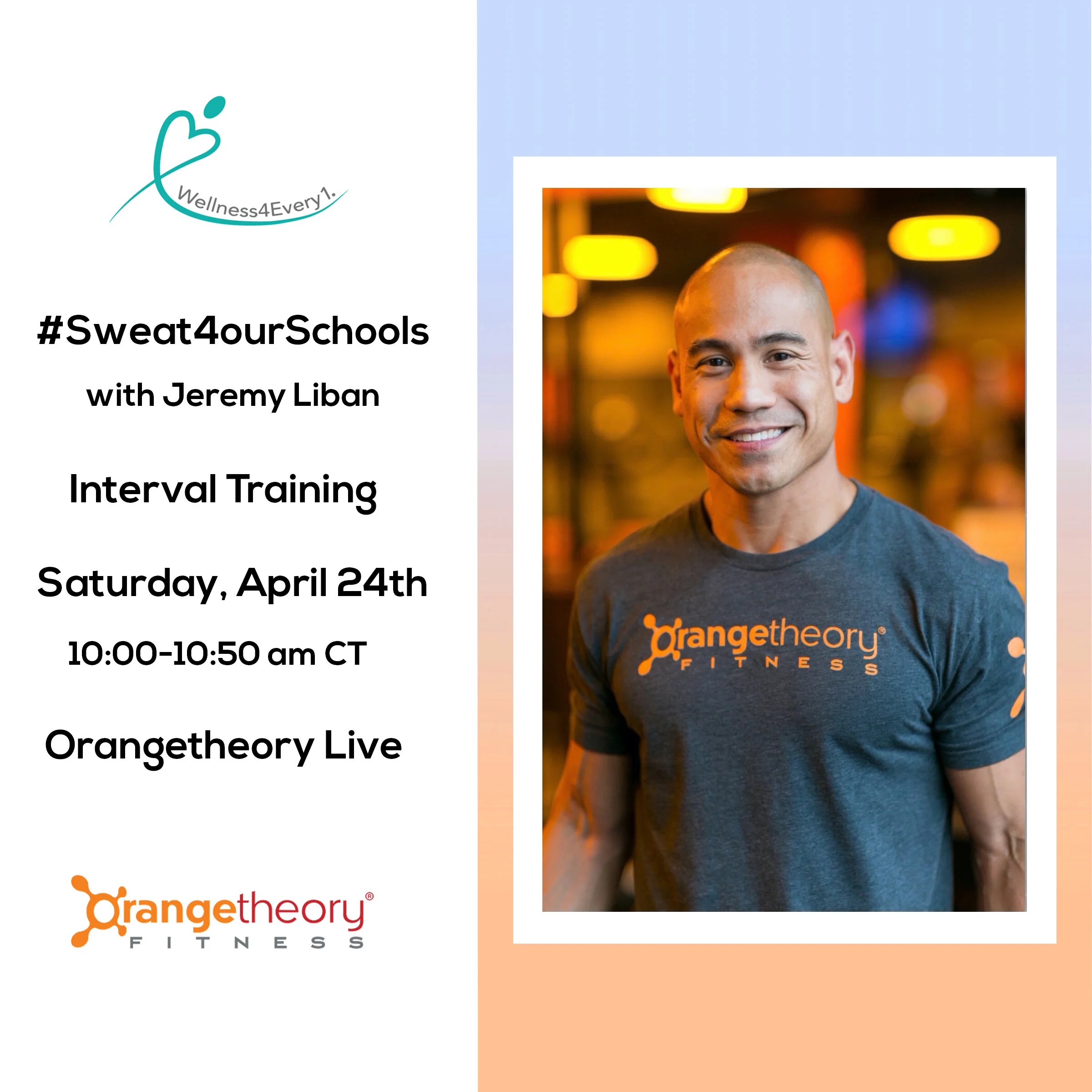 #Sweat4ourSchools with Jeremy Liban