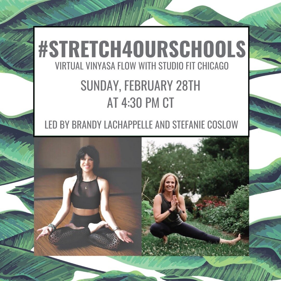 #Stretch4ourSchools with Studio Fit Chicago