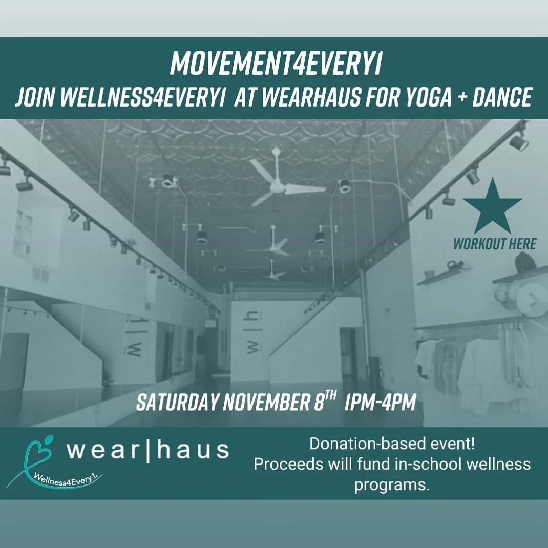 Join us for a yoga flow and dance fitness class for everyone @wearhauschi ❤️

Start your afternoon by grounding yourself,  finding security, and activating your self-confidence through an all-levels yoga flow at 1:30pm.

Next, if you&rsquo;ve been wa