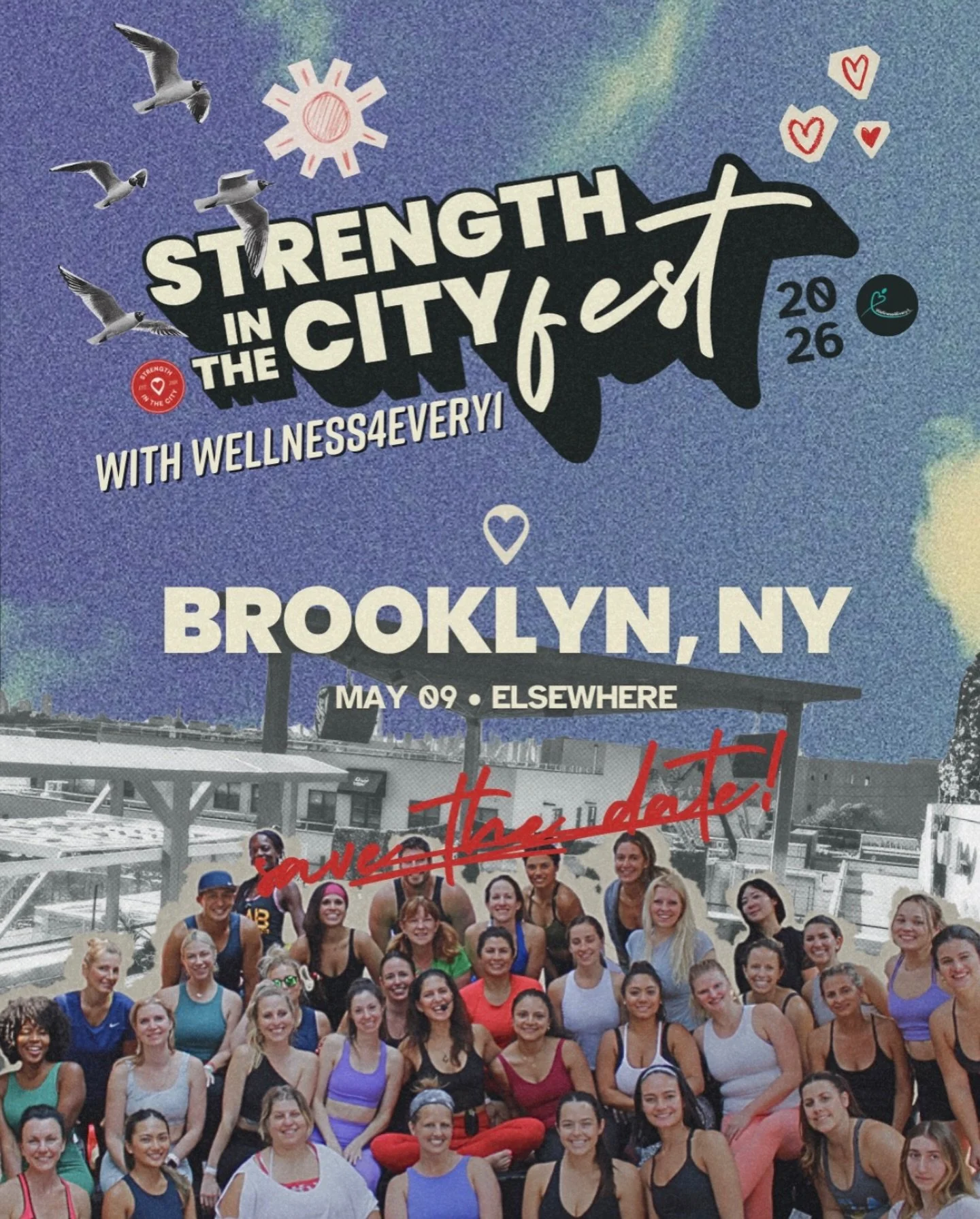 Join instructor @phoenixcarnevale and so many other great teachers at @strengthinthecity Fest in NYC!

We love outdoor workouts, live energy, and partnering with local brands. Wellness4Every1 community, we can&rsquo;t wait for you to show up and show