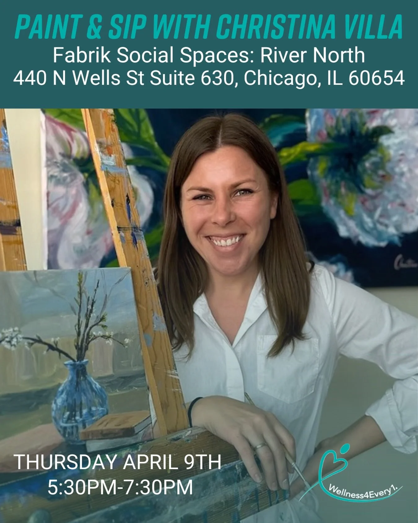 This is your sign to romanticize your life one brushstroke at a time 🎨🍷

Next Thursday on April 9th, we&rsquo;ll be painting a stunning Chicago skyline! This guided and relaxed activity is way more fun than another night scrolling at home. So join 