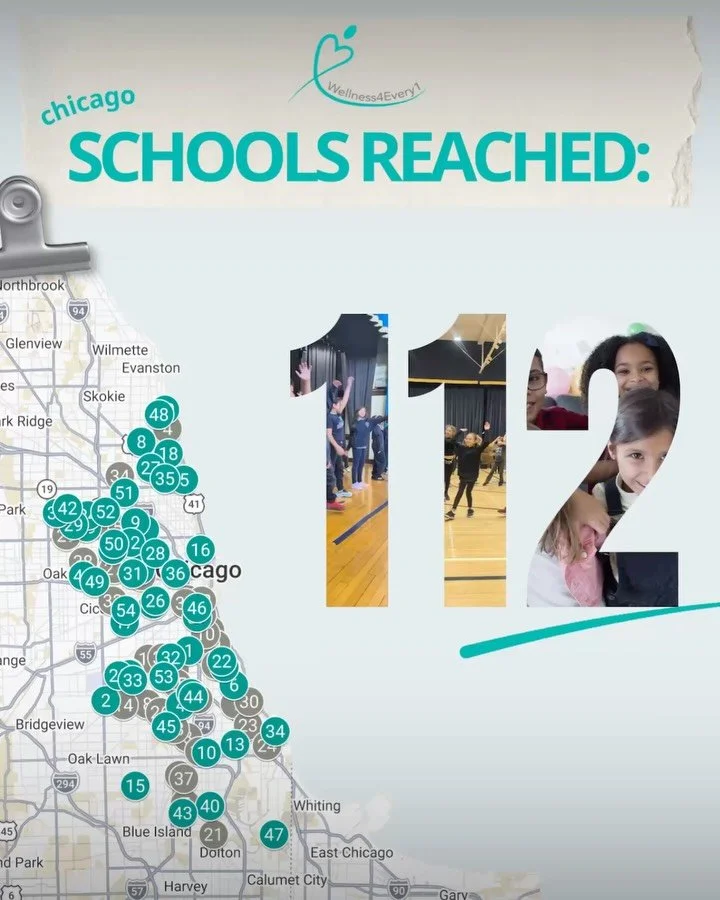 112 Schools just in Chicago, and counting!
We're gearing up for an incredible season of events, and Wellness4every1 is showing up for the community!
Wellness is made for everyone. 💙

#wellness #health #community #chicago