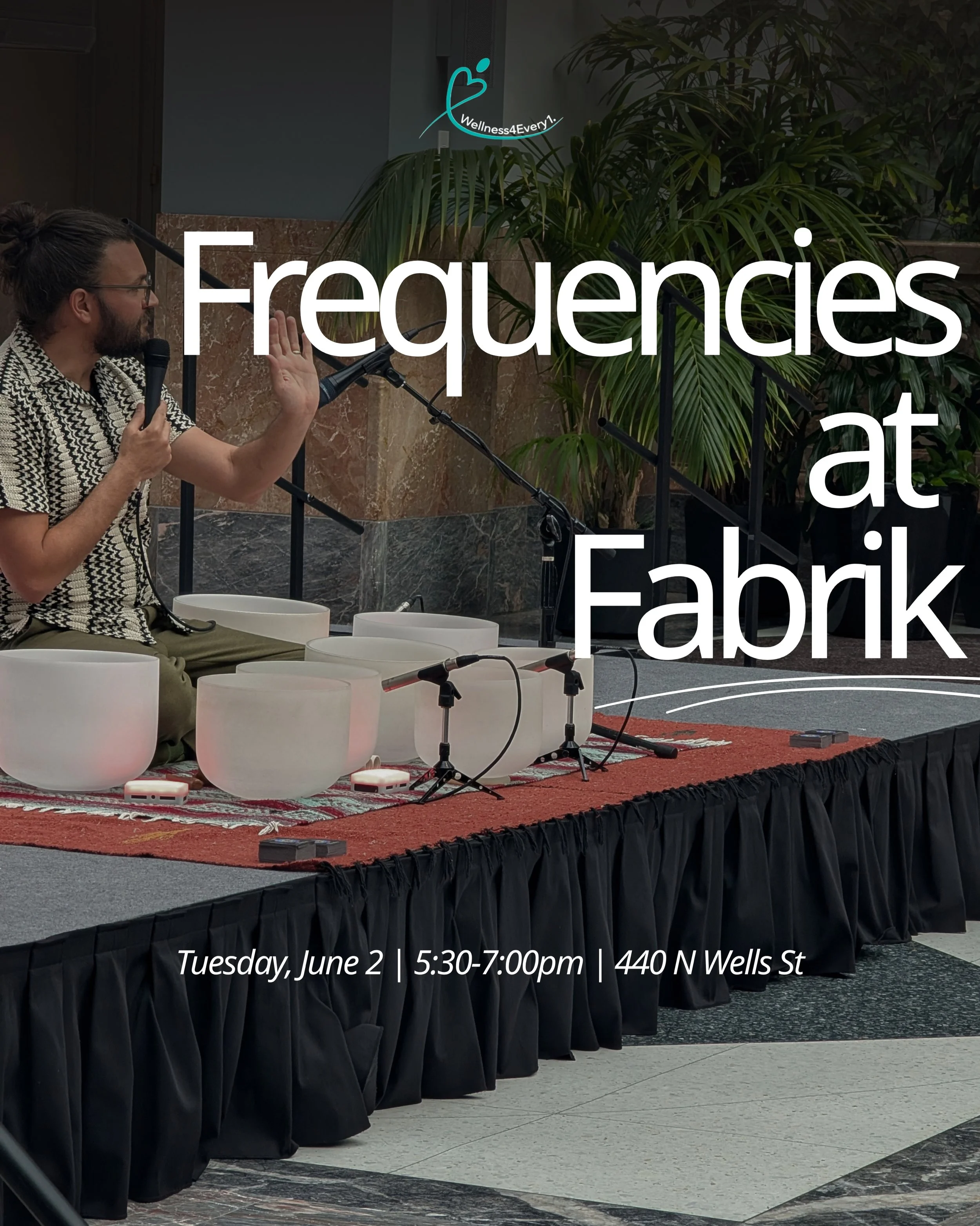 Happy Memorial Day! 💙
Don't miss your tickets to @currentvibrations at @fabriksocialspaces!

A sound meditation event you won't wanna miss, at the heart of downtown Chicago! 🔥

Link in bio.

#chicago #chicagoevents #chievents