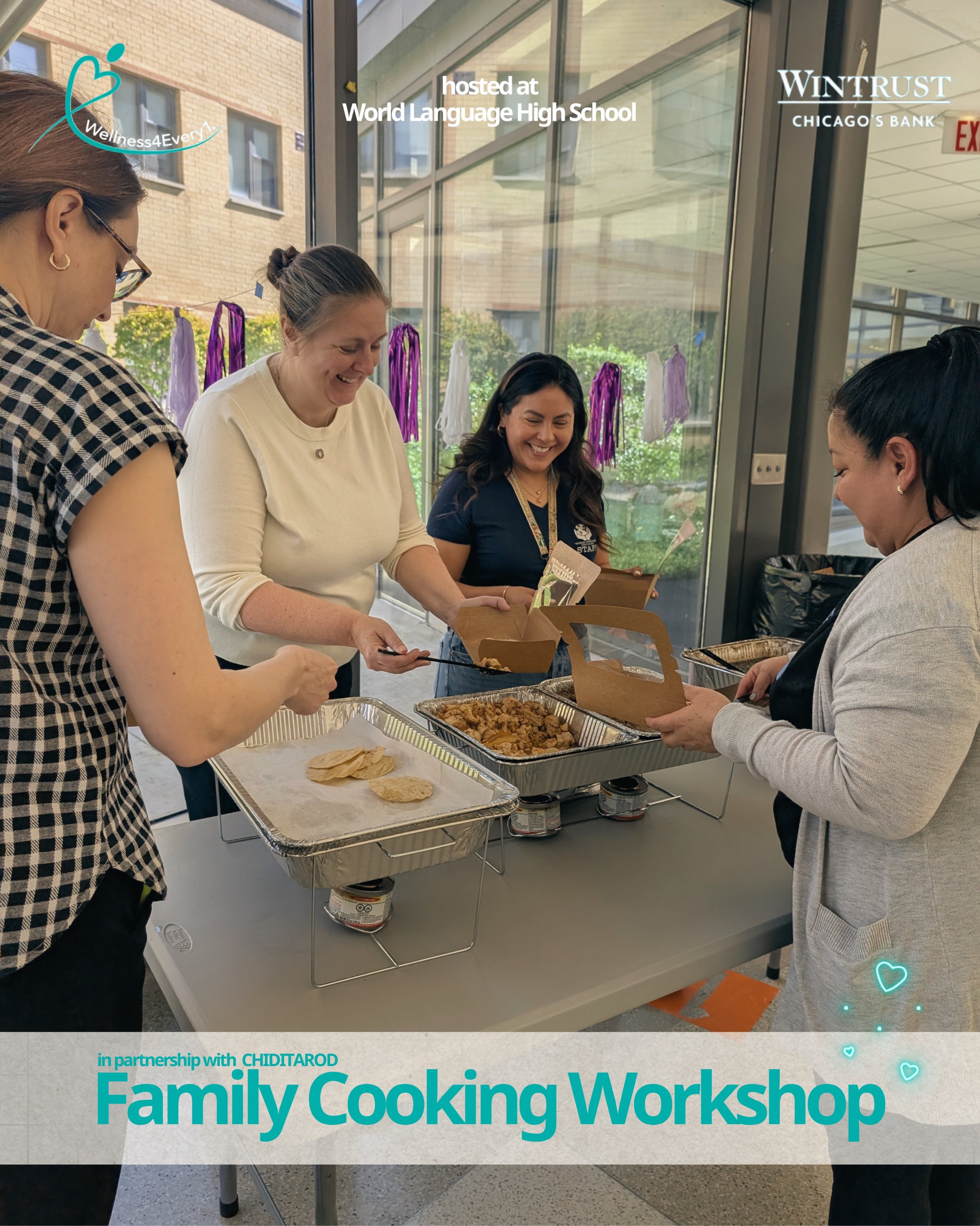 We thank @chiditarod and @wintrust for sponsoring this wonderful event!

Jessica house led BAC members &amp; their kids from the 4 high schools also did an amazing job discussing how to stretch a budget and still getting healthy meals. 💙🔥

#chicago
