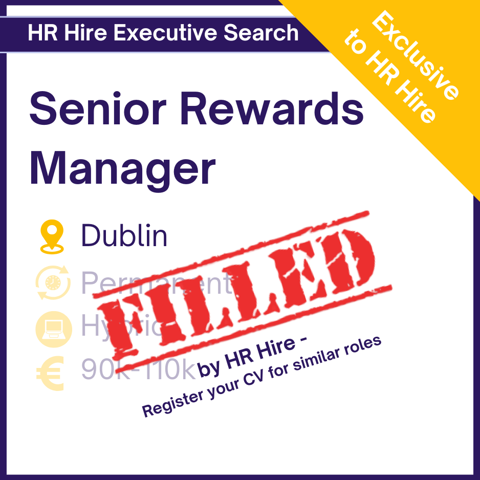 Senior Rewards Manager IRL & UK  - Dublin