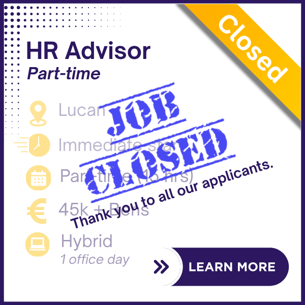 HR Advisor (part-time) - Lucan, Dublin