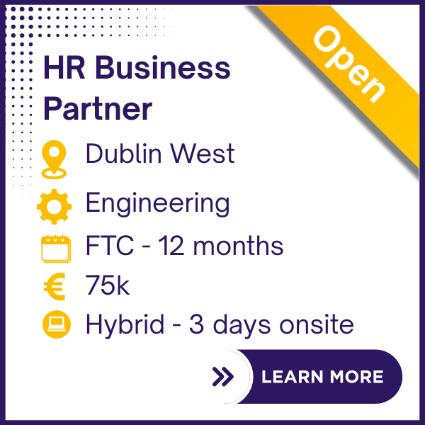 HRBPDW0105-HR Business Partner - FTC 12 Months - Dublin West