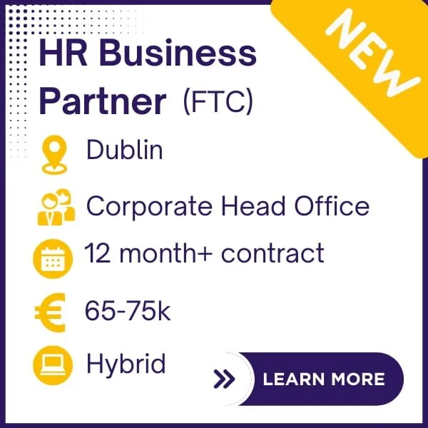 HR Business Partner FTC 12 Months - Dublin
