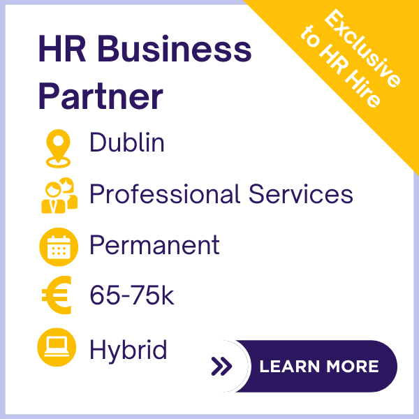 HR Business Partner - HR Job Dublin