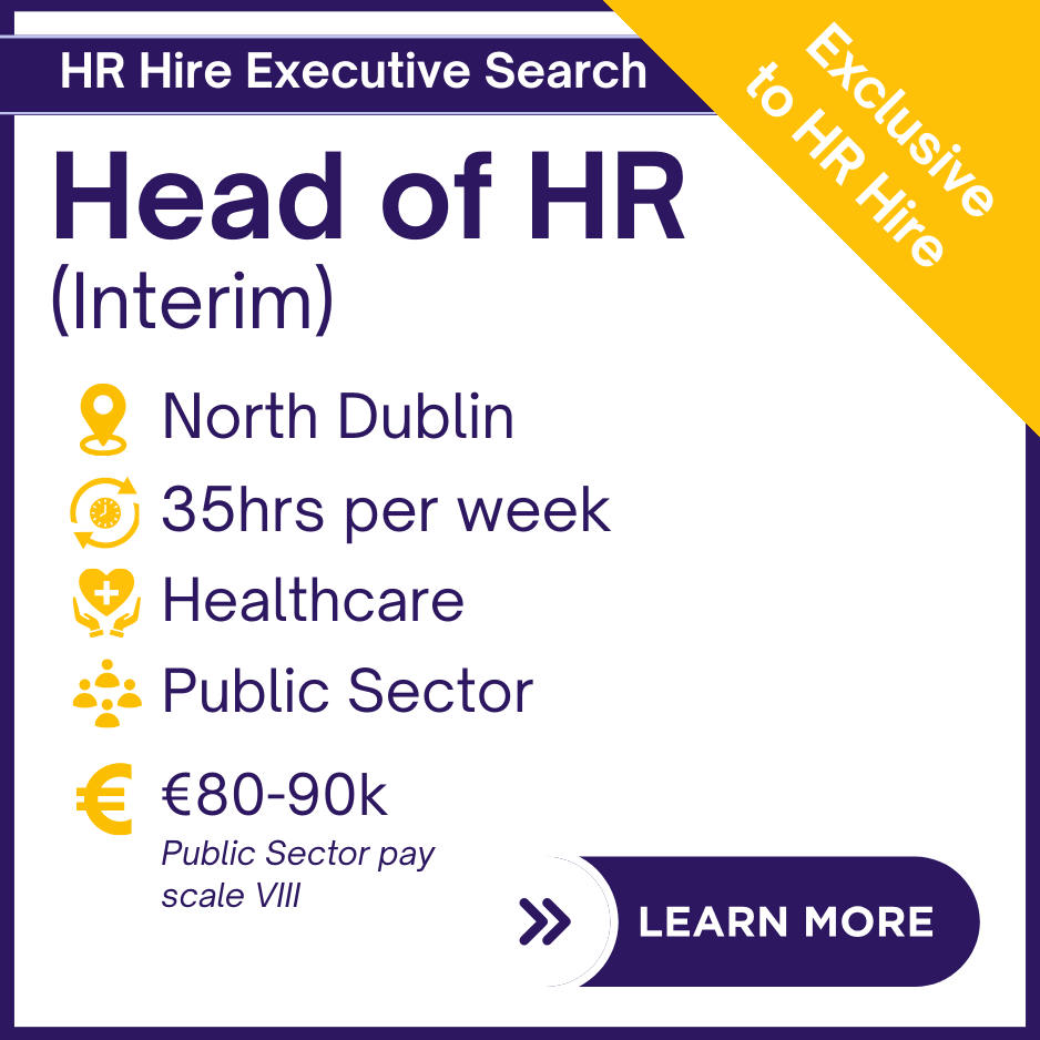 Head of HR (Interim) - North Dublin