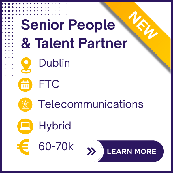 SNRPTP2807 - Senior People & Talent Partner - Dublin