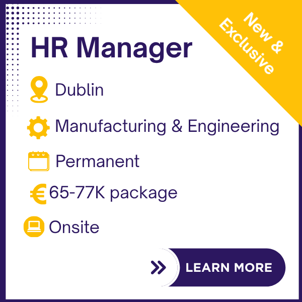 HRM2507 - HR Manager - Dublin - Onsite