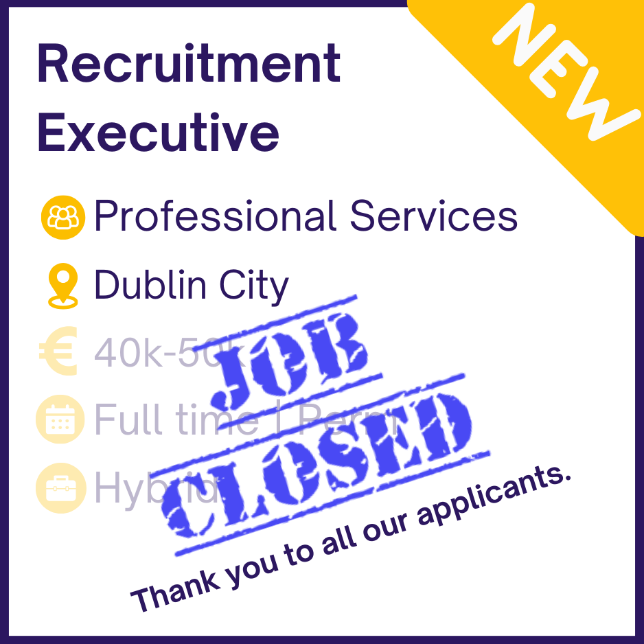 Recruitment Executive - Dublin City