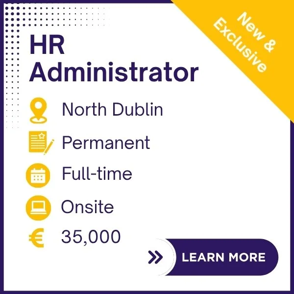 HR Administrator - North Dublin - Permanent