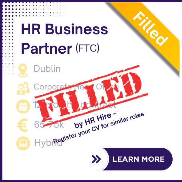 HR Business Partner FTC - Dublin