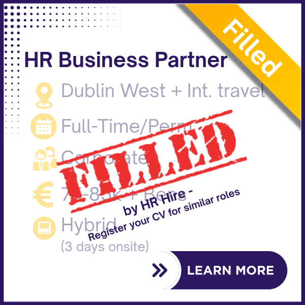 HR Business Partner - Dublin West